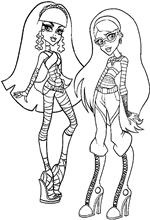 Kids-n-fun | 32 Ausmalbilder von Monster High