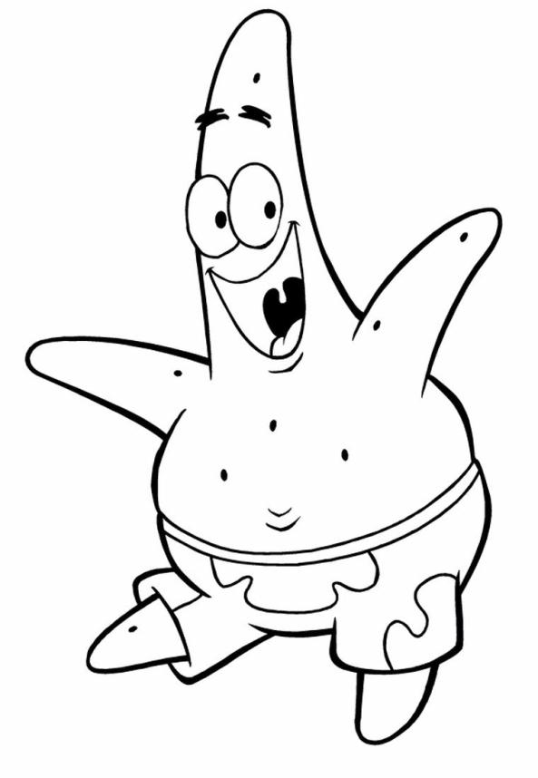 Patrick Star Ausmalbilder: Malen und Spaß mit dem Seestern!