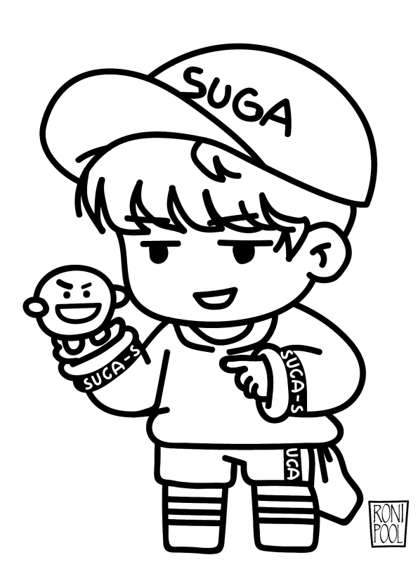 Suga Coloring Pages Coloring Pages